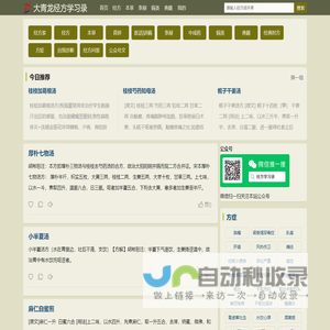 大青龙经方学习录- 大青龙经方学习录